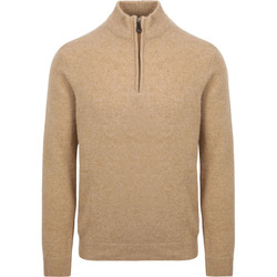 Textiel Heren Sweaters / Sweatshirts Suitable Half Zip Trui Wol Beige Beige