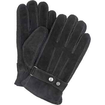 Accessoires Heren Handschoenen Suitable Suede Handschoen Zwart Zwart