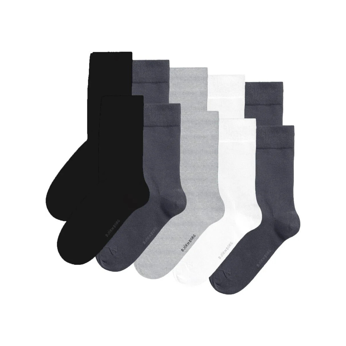 Ondergoed Heren Socks Björn Borg 10-Pack Sokken Multicolour Zwart