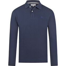 Textiel Heren T-shirts & Polo’s Mcgregor Longsleeve Piqué Polo Navy Blauw
