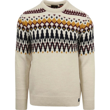 Textiel Heren Sweaters / Sweatshirts Superdry Fairisle Off-white Beige
