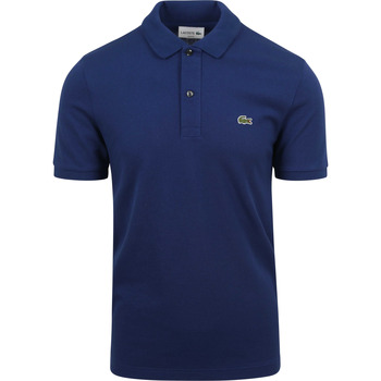 Lacoste T-shirt Poloshirt Pique Kobalt Blauw