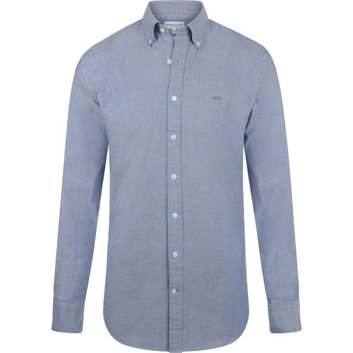 Textiel Heren Overhemden lange mouwen Mcgregor Overhemd Oxford Blauw Blauw