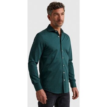 Vanguard Overhemd Donkergroen Melange Groen