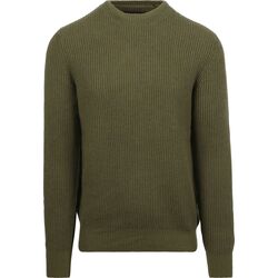 Textiel Heren Sweaters / Sweatshirts Marc O'Polo Pullover Wol Blend Groen Groen