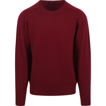 William Lockie Sweater Pullover Lamswol Bordeaux