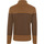 Textiel Heren Sweaters / Sweatshirts Armor Lux Camionneur Half Zip Trui Wol Strepen Bruin Bruin