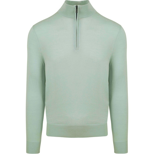 Textiel Heren Sweaters / Sweatshirts Suitable Merino Half Zip Trui Groen Groen