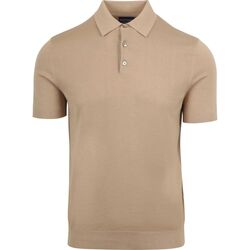 Textiel Heren T-shirts & Polo’s Suitable Knitted Polo Beige Beige