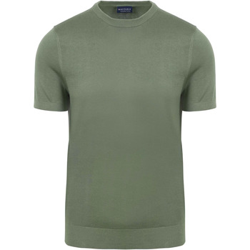 Textiel Heren T-shirts & Polo’s Suitable Knitted T-shirt Groen Groen
