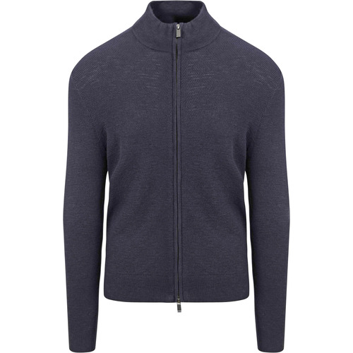 Textiel Heren Sweaters / Sweatshirts Suitable Vest Structuur Navy Blauw