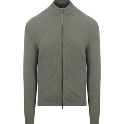 Textiel Heren Sweaters / Sweatshirts Suitable Vest Structuur Groen Groen