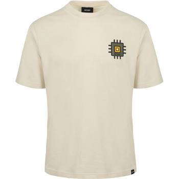 Textiel Heren T-shirts & Polo’s Antwrp T-Shirt Print Ecru Beige