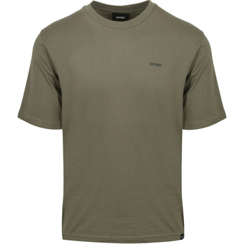 Textiel Heren T-shirts & Polo’s Antwrp T-Shirt Backprint Groen Groen