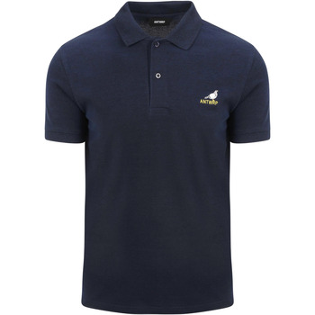 Textiel Heren T-shirts & Polo’s Antwrp Poloshirt Pigeon Navy Blauw