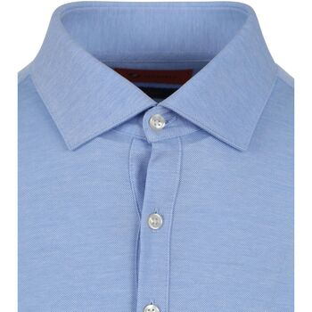 Suitable Camicia Poloshirt Lichtblauw Blauw