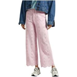 Textiel Dames Broeken / Pantalons Pepe jeans  Roze