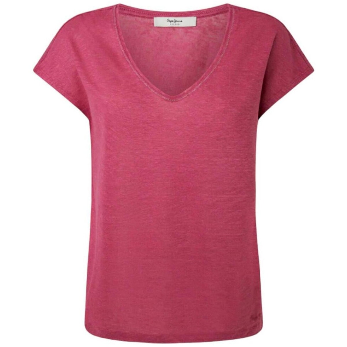 Textiel Dames T-shirts korte mouwen Pepe jeans  Roze