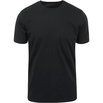 Textiel Heren T-shirts & Polo’s Knowledge Cotton Apparel T-shirt Zwart Zwart