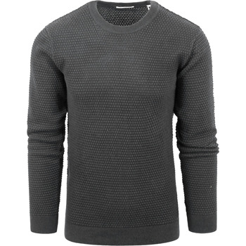 Textiel Heren Sweaters / Sweatshirts Knowledge Cotton Apparel Trui Vagn Antraciet Grijs