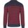 Textiel Heren Sweaters / Sweatshirts Armor Lux Groix Trui Strepen Navy Rood Blauw