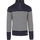 Textiel Heren Sweaters / Sweatshirts Armor Lux Camionneur Half Zip Trui Wol Strepen Navy Blauw