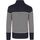 Textiel Heren Sweaters / Sweatshirts Armor Lux Camionneur Half Zip Trui Wol Strepen Navy Blauw