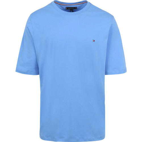 Textiel Heren T-shirts & Polo’s Tommy Hilfiger Big & Tall Logo T-shirt Blauw Blauw