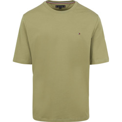 Textiel Heren T-shirts & Polo’s Tommy Hilfiger Big & Tall Logo T-shirt Groen Groen
