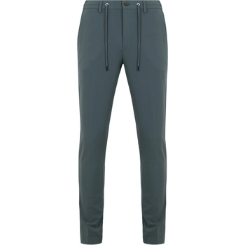 Textiel Heren Broeken / Pantalons Suitable Dace Pantalon Steel Green Multicolour