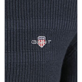 Gant Vest Structuur Navy Blauw