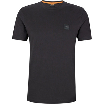 Textiel Heren T-shirts & Polo’s BOSS T-shirt Tales Zwart Zwart