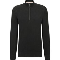 Textiel Heren Sweaters / Sweatshirts BOSS Ebrando-P Half Zip Trui Zwart Zwart