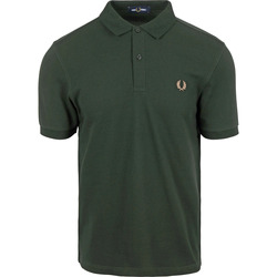 Textiel Heren T-shirts & Polo’s Fred Perry Polo M6000 Donkergroen V10 Groen