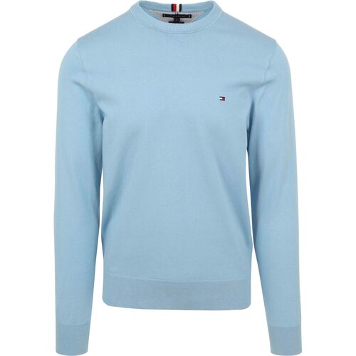 Textiel Heren Sweaters / Sweatshirts Tommy Hilfiger Trui Blauw Mouliné Blauw