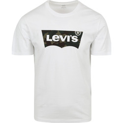 Textiel Heren T-shirts & Polo’s Levi's Original Graphic T-Shirt Wit Wit