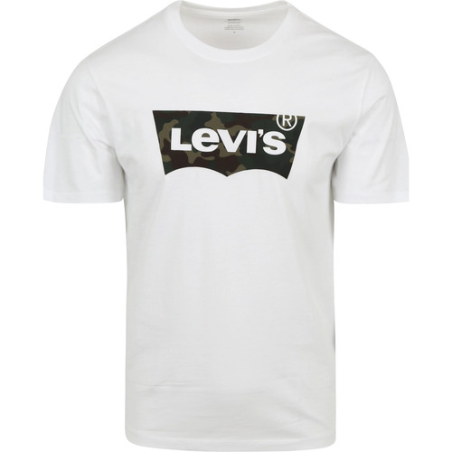Textiel Heren T-shirts & Polo’s Levi's Original Graphic T-Shirt Wit Wit