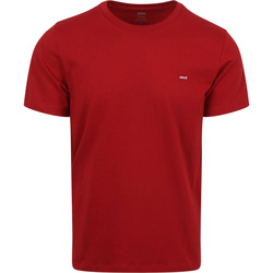 Textiel Heren T-shirts & Polo’s Levi's T-shirt Original Rood Rood