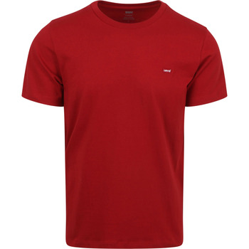 Textiel Heren T-shirts & Polo’s Levi's T-shirt Original Rood Rood