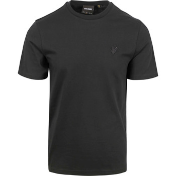 Textiel Heren T-shirts & Polo’s Lyle And Scott T-shirt Plain Zwart Zwart