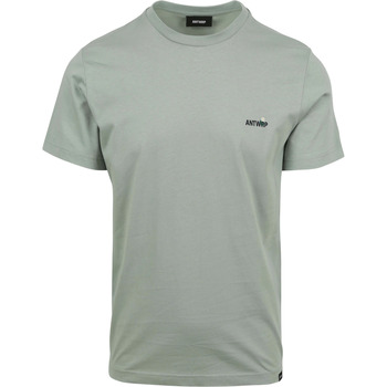 Textiel Heren T-shirts & Polo’s Antwrp T-Shirt Flower Lichtgroen Groen
