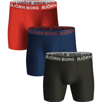 Ondergoed Heren BH's Björn Borg Björn Borg Performance Boxershorts 3-Pack Multicolour Multicolour