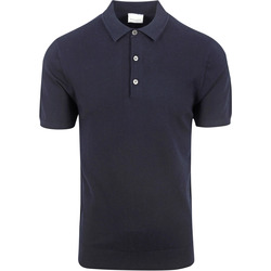 Textiel Heren T-shirts & Polo’s Profuomo Poloshirt Luxury Navy Blauw
