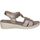 Schoenen Dames Sandalen / Open schoenen Calzazul-Flex 672 Bruin