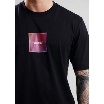 Marshall Artist Linear box t-shirt Zwart