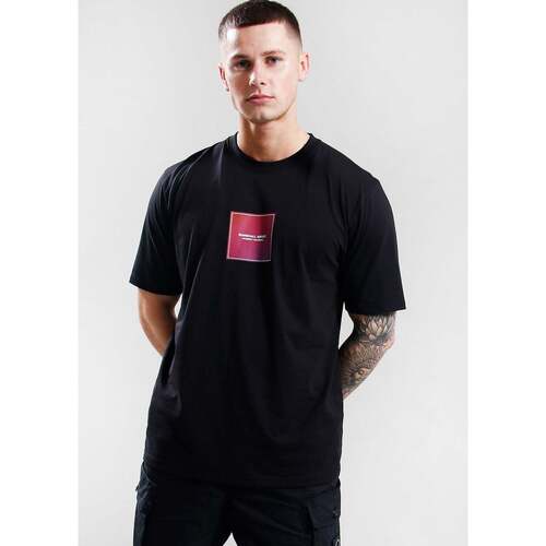 Textiel Heren T-shirts korte mouwen Marshall Artist Linear box t-shirt Zwart