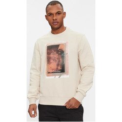 Textiel Heren Sweaters / Sweatshirts Calvin Klein Jeans K10K112756 Beige