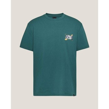 Textiel Heren T-shirts korte mouwen Tommy Hilfiger DM0DM18562CT0 Groen