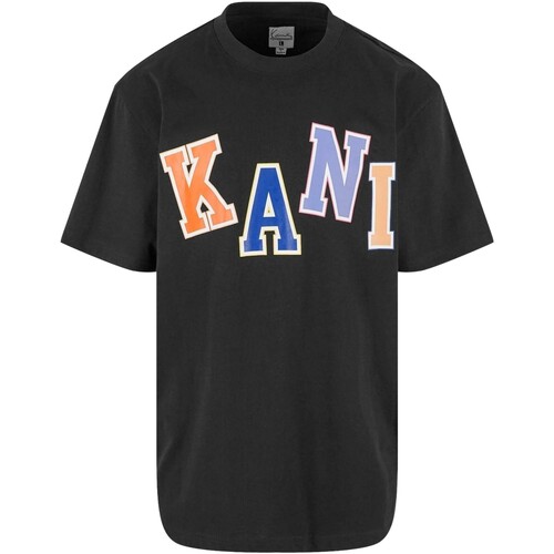 Textiel Heren T-shirts korte mouwen Karl Kani  Zwart