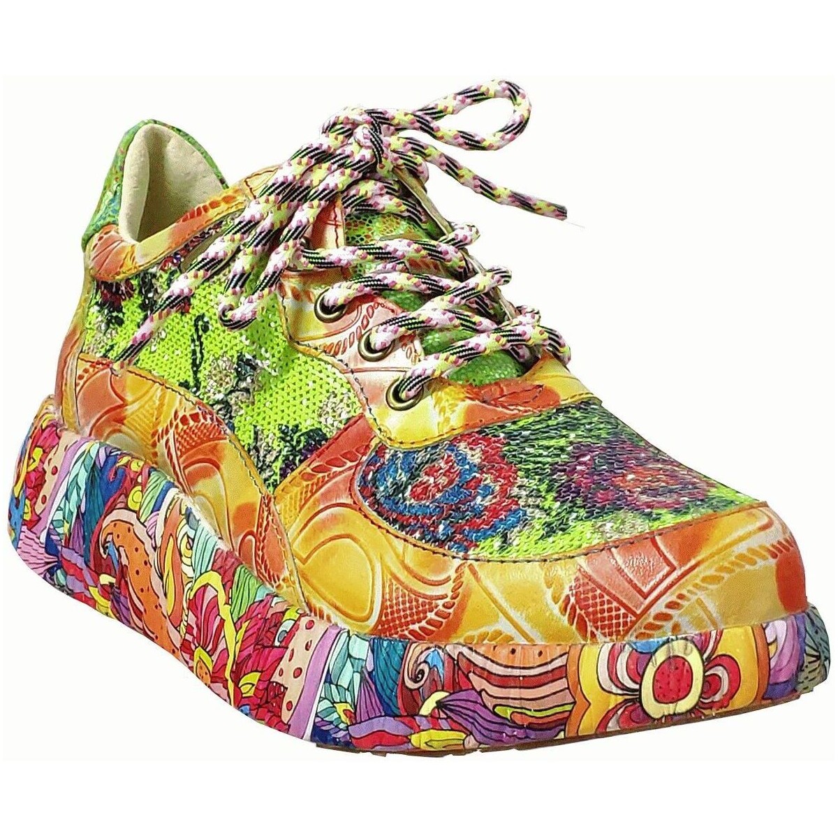 Schoenen Dames Lage sneakers Laura Vita Nikito 02 Multicolour